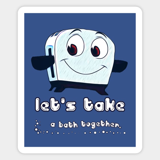 Bath Time Fun Magnet by JasonLloyd